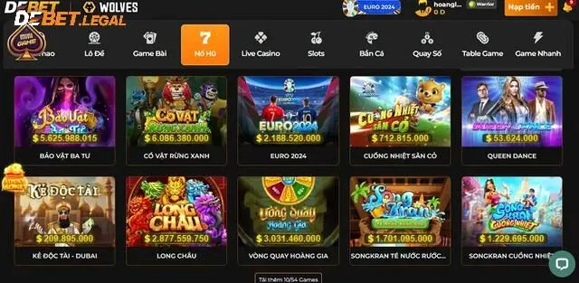 Vòng Quay Hoàng Gia Debet săn thưởng “khủng” 3 Chọn trò Vòng Quay Hoàng Gia Debet ở sảnh chính