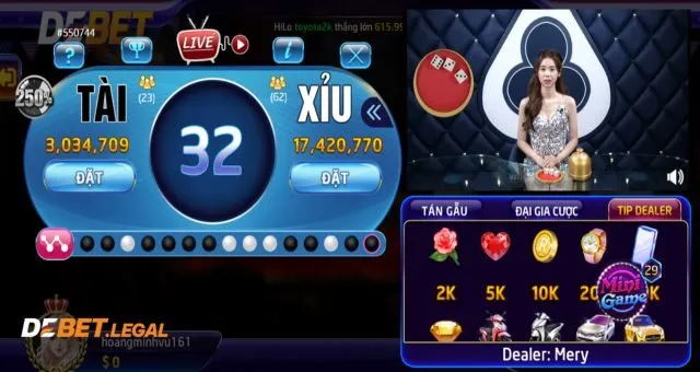 Hướng dẫn cách chơi Tài Xỉu Livestream thắng đậm từ cao thủ 3 Cách chơi Tài Xỉu Livestream Debet chuẩn xác