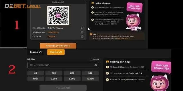 Hướng dẫn nạp rút Debet cụ thể từ A - Z 2 Nạp nhanh cấp tốc qua ví điện tử Momo