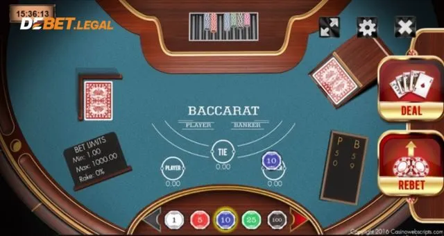 Game bài Baccarat Debet | Đặt cược thắng lớn cực đỉnh 2 Những quy luật Baccarat Debet chuẩn xác