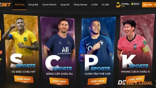 Hướng dẫn cược Esports Debet A - Z cho người mới 4 Chọn trò chơi Esports ở sảnh Thể thao