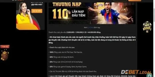 Giftcode Debet - Phần thưởng hấp dẫn cho hội viên 2 Tham gia sự kiện để nhận mã code siêu hấp dẫn